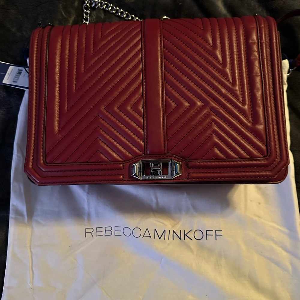 Rebecca Minkoff Red Quilted Shoulder Bag